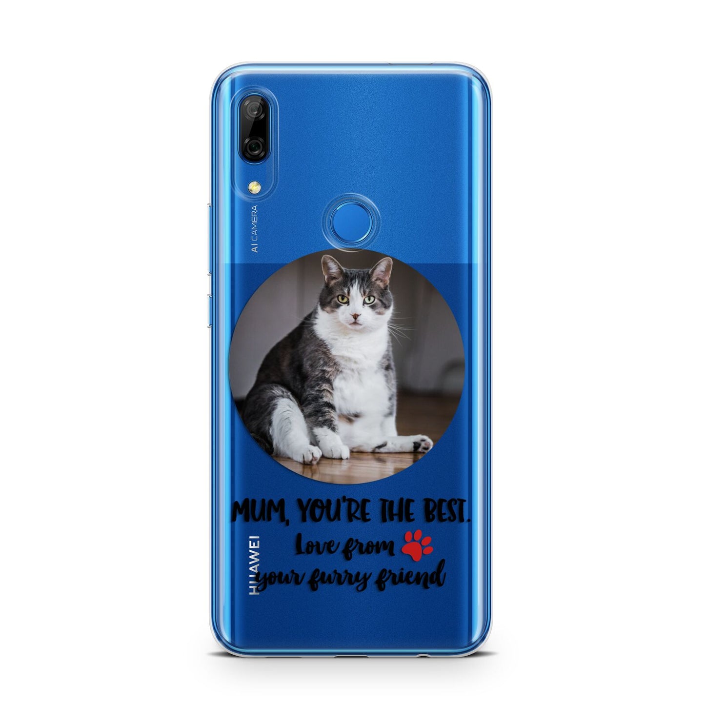 Personalised Photo Upload Cat Mum Huawei P Smart Z