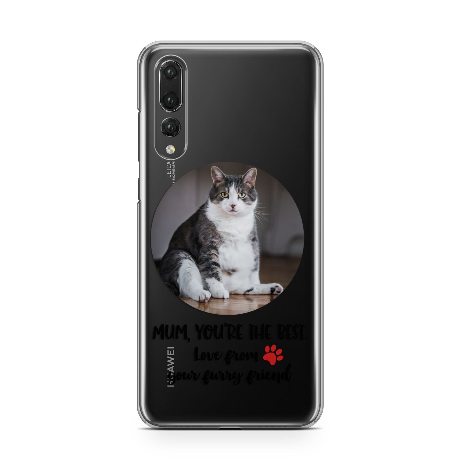 Personalised Photo Upload Cat Mum Huawei P20 Pro Phone Case