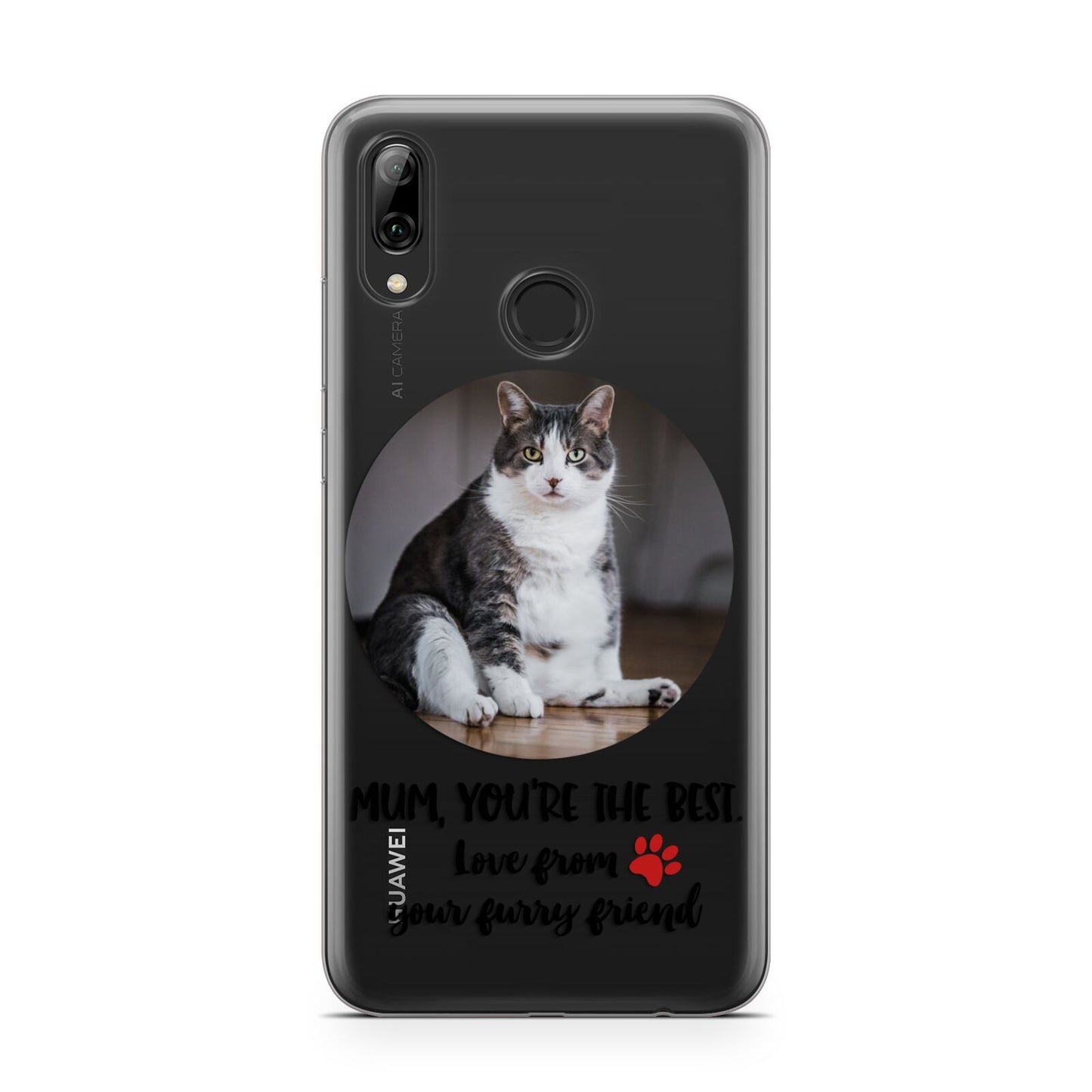 Personalised Photo Upload Cat Mum Huawei Y7 2019