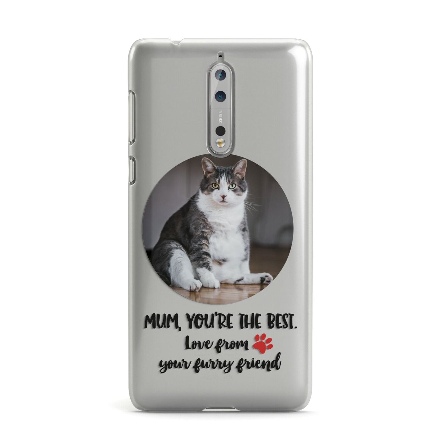 Personalised Photo Upload Cat Mum Nokia Case