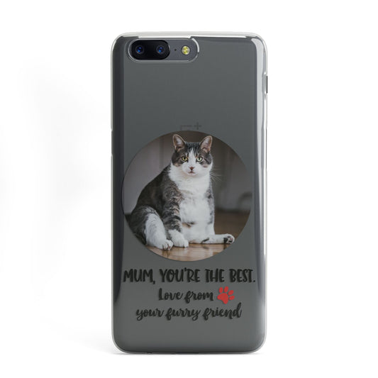 Personalised Photo Upload Cat Mum OnePlus Case