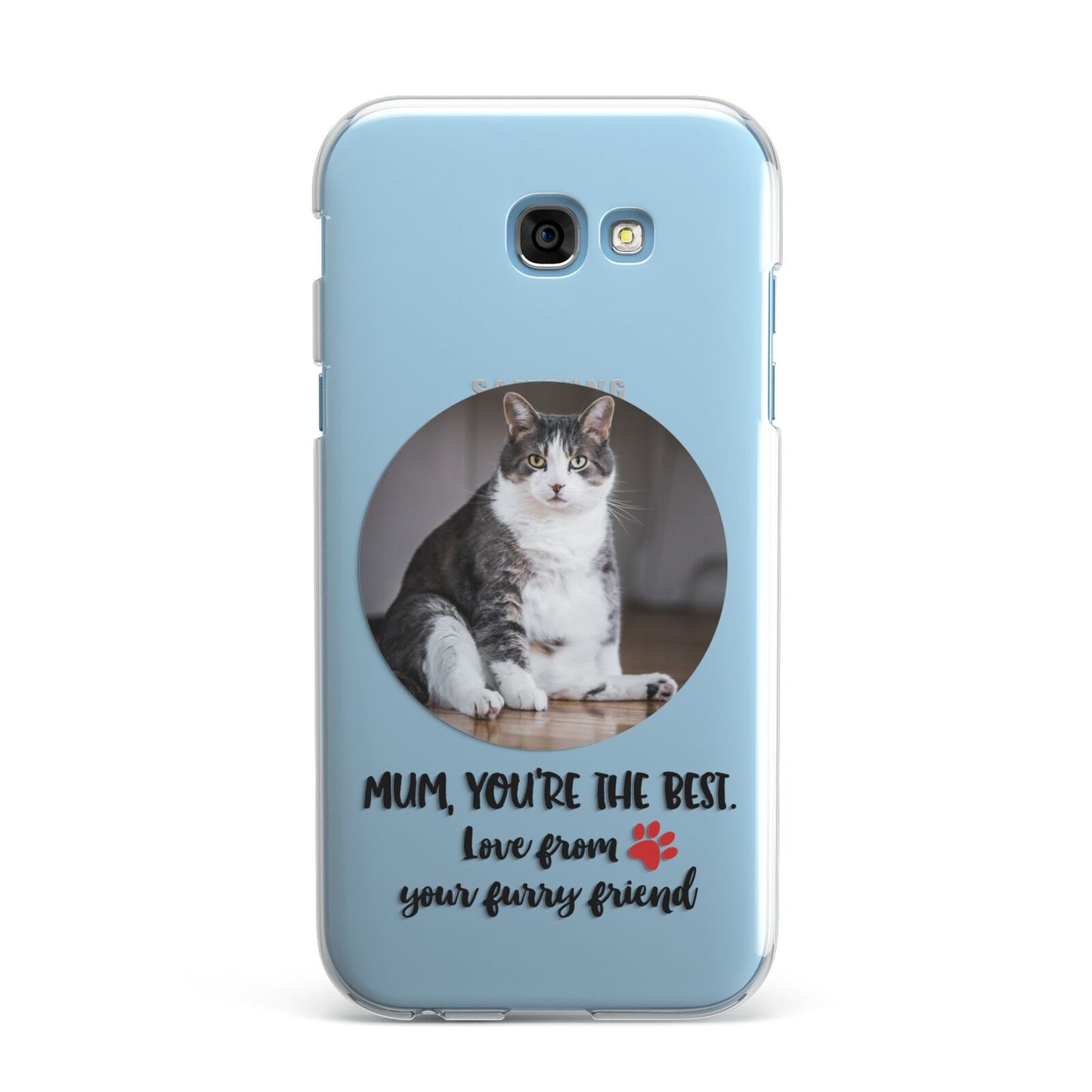 Personalised Photo Upload Cat Mum Samsung Galaxy A7 2017 Case