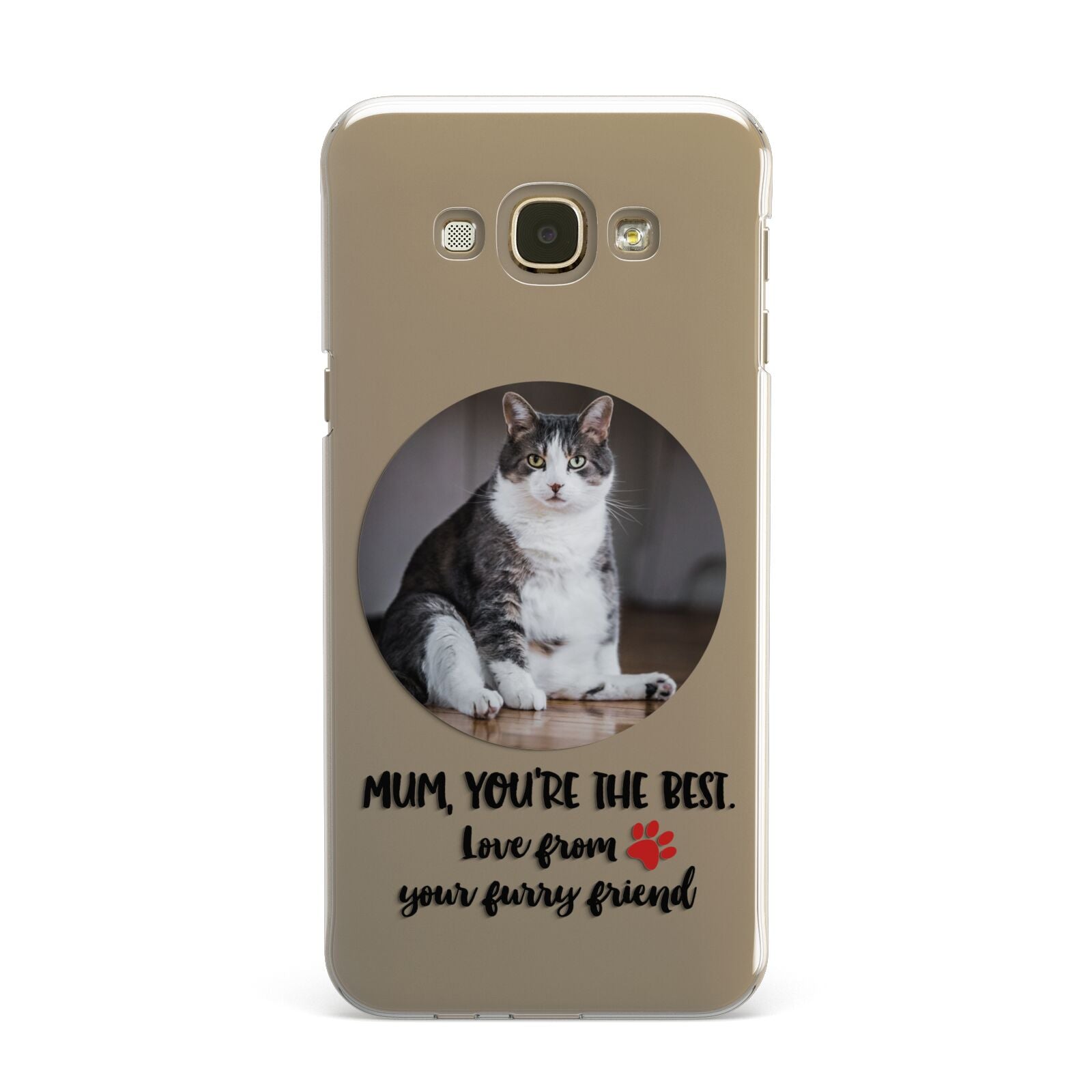 Personalised Photo Upload Cat Mum Samsung Galaxy A8 Case