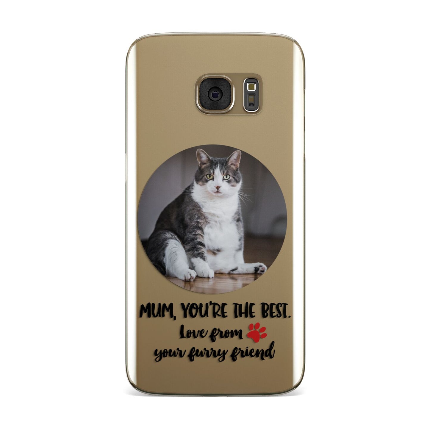 Personalised Photo Upload Cat Mum Samsung Galaxy Case