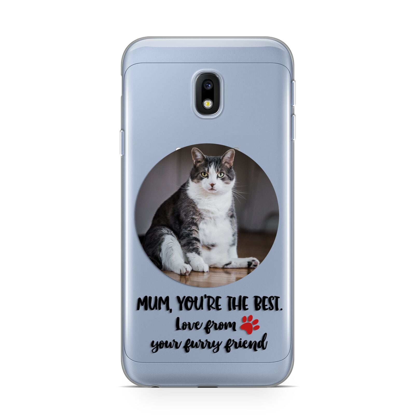 Personalised Photo Upload Cat Mum Samsung Galaxy J3 2017 Case