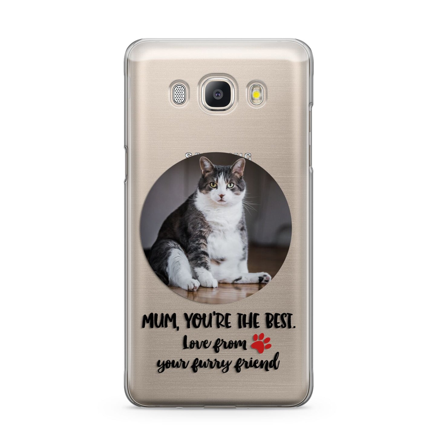 Personalised Photo Upload Cat Mum Samsung Galaxy J5 2016 Case