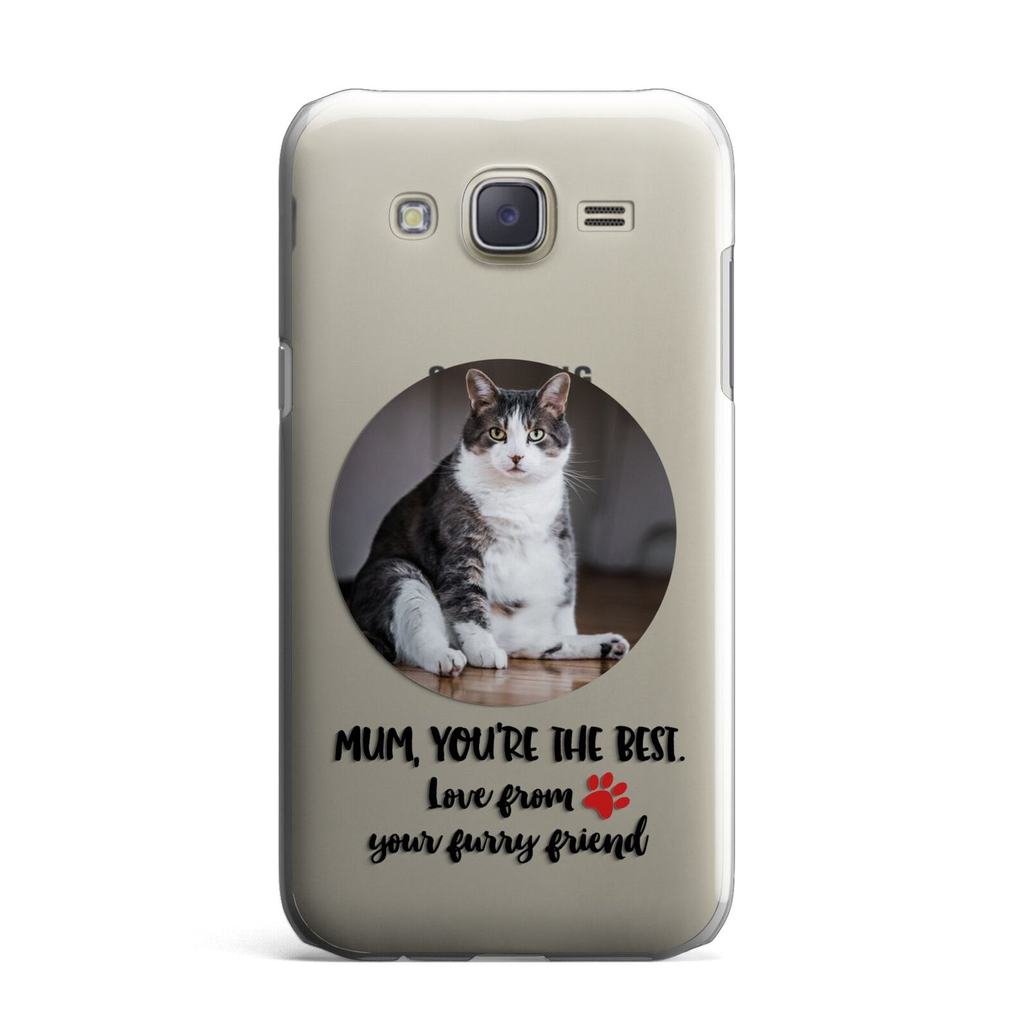 Personalised Photo Upload Cat Mum Samsung Galaxy J7 Case