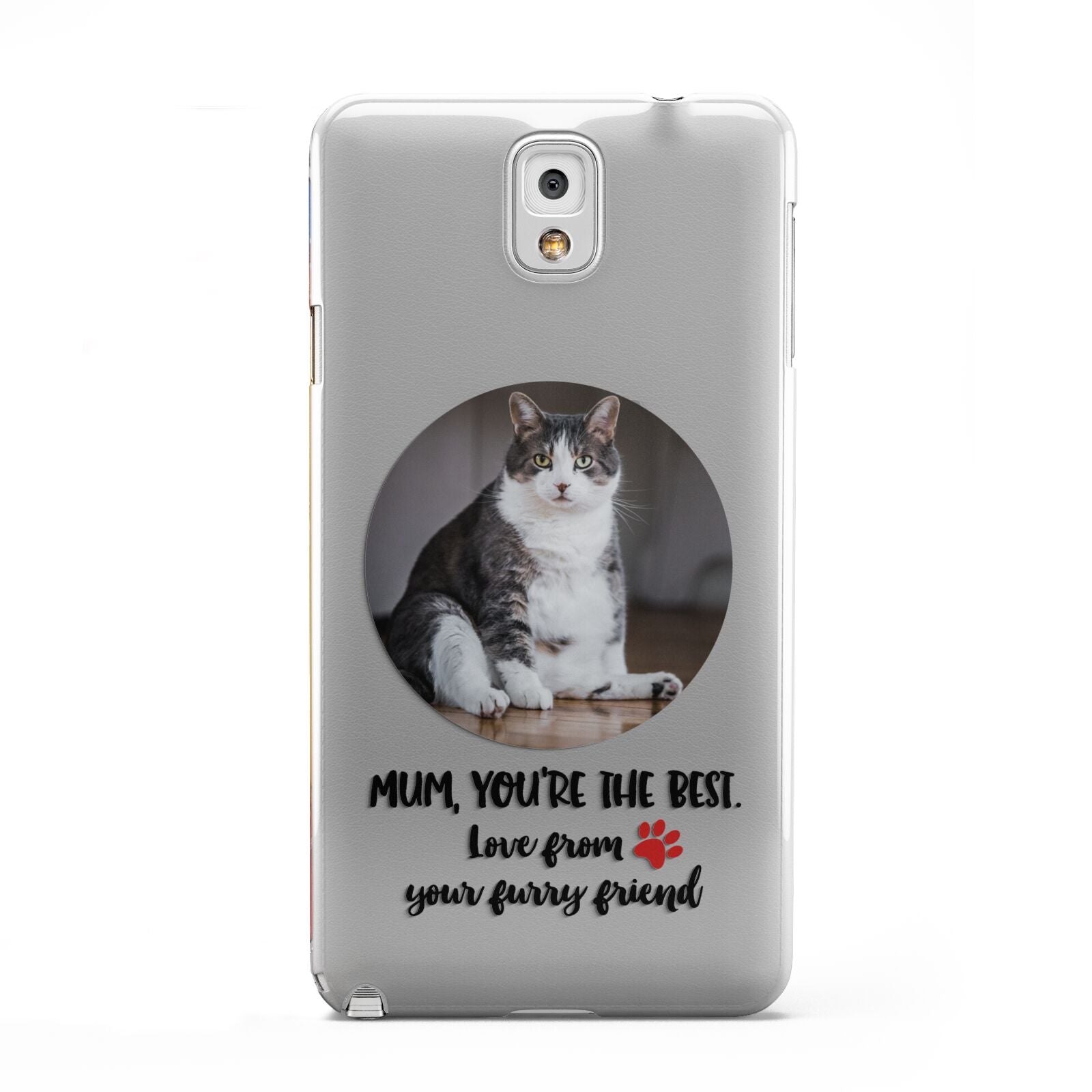 Personalised Photo Upload Cat Mum Samsung Galaxy Note 3 Case