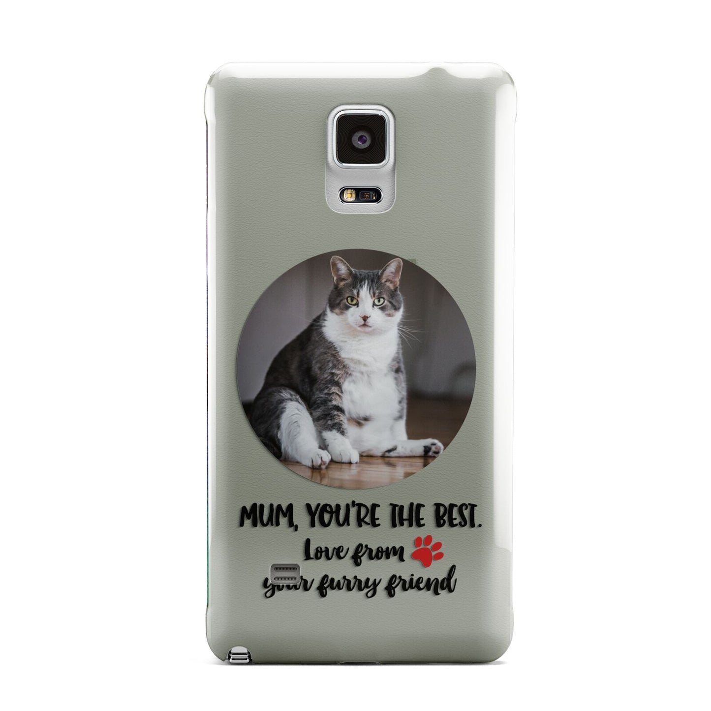 Personalised Photo Upload Cat Mum Samsung Galaxy Note 4 Case