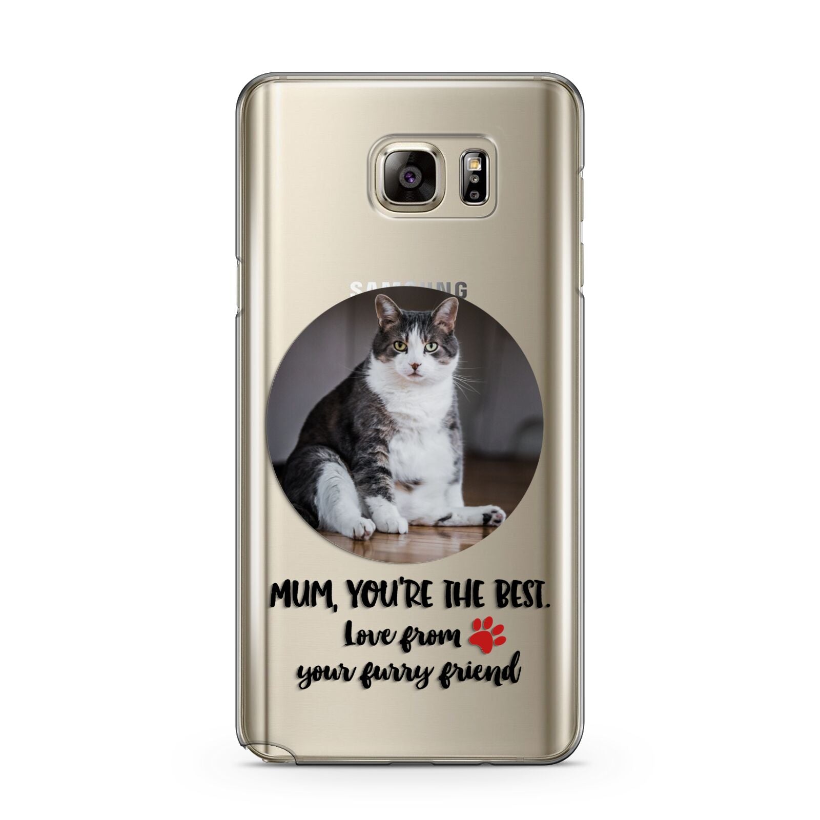 Personalised Photo Upload Cat Mum Samsung Galaxy Note 5 Case