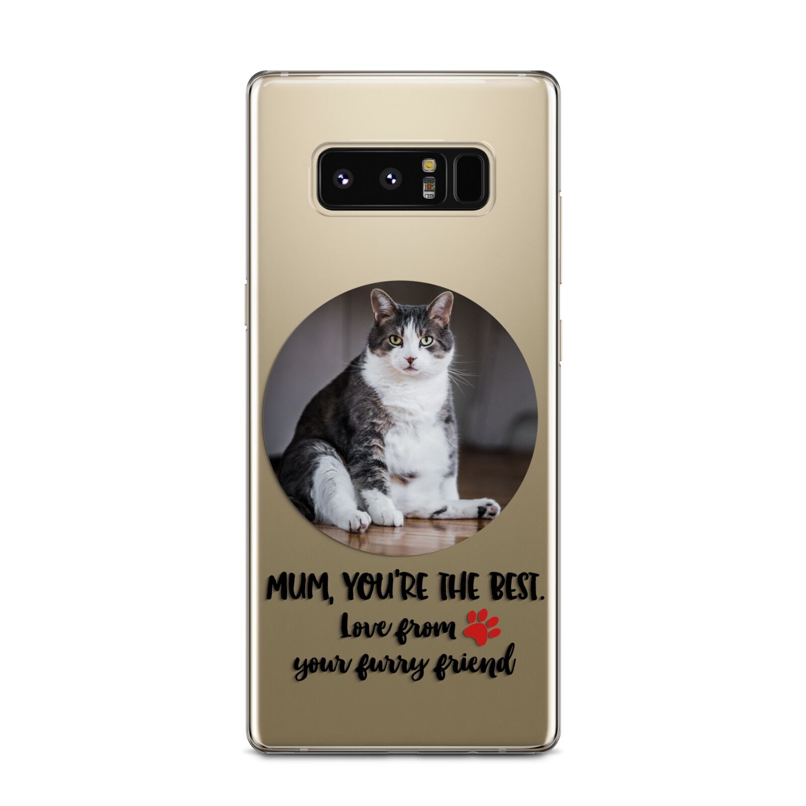 Personalised Photo Upload Cat Mum Samsung Galaxy Note 8 Case