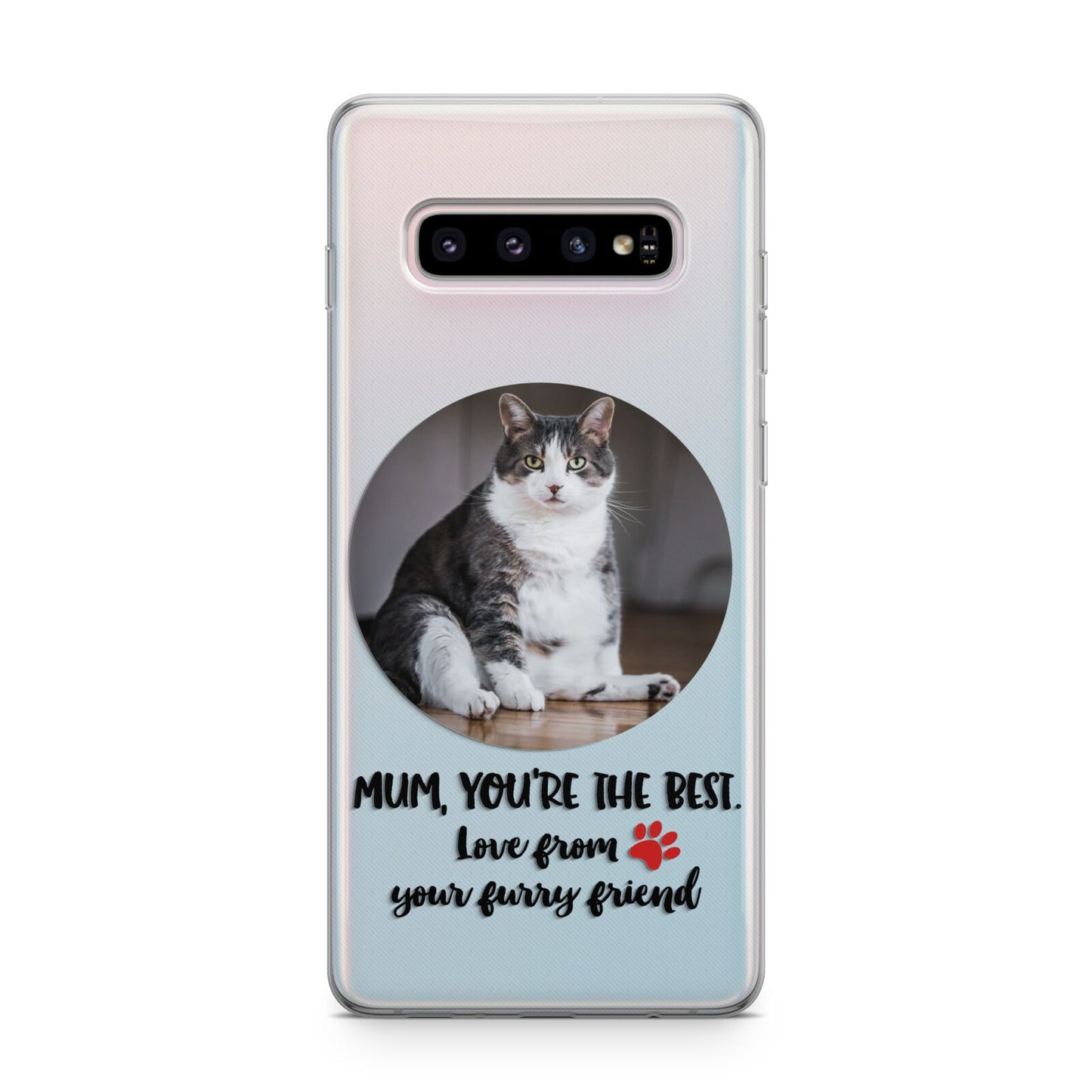 Personalised Photo Upload Cat Mum Samsung Galaxy S10 Plus Case