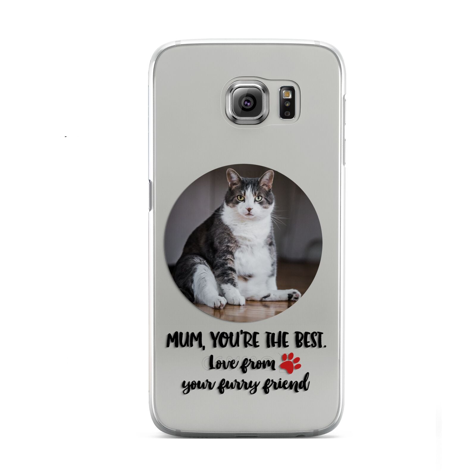 Personalised Photo Upload Cat Mum Samsung Galaxy S6 Case