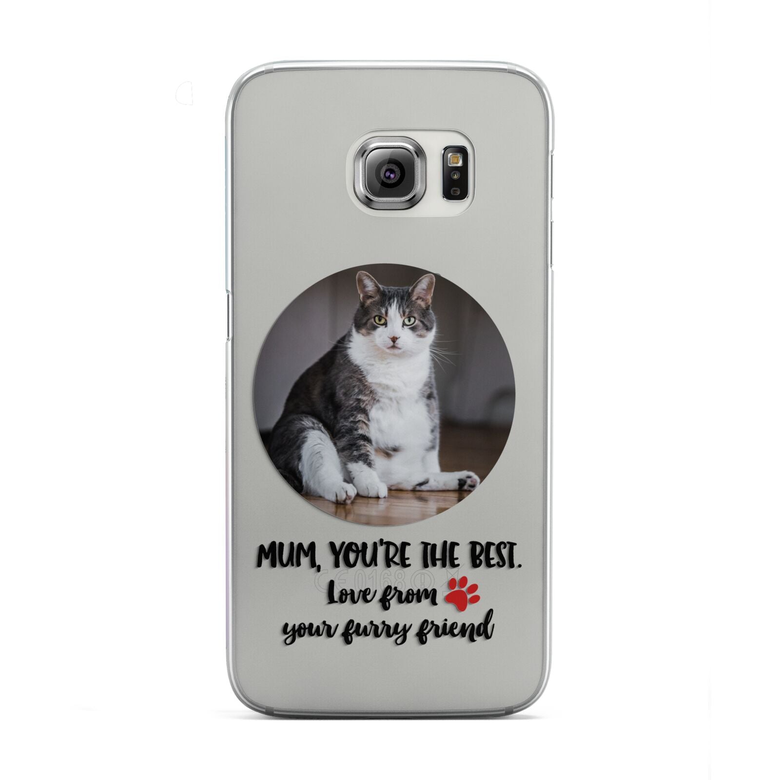 Personalised Photo Upload Cat Mum Samsung Galaxy S6 Edge Case