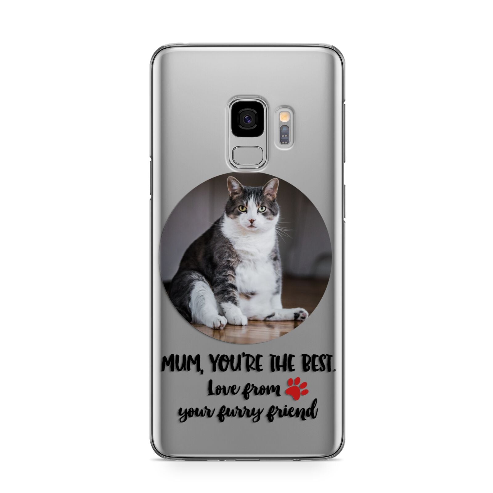 Personalised Photo Upload Cat Mum Samsung Galaxy S9 Case