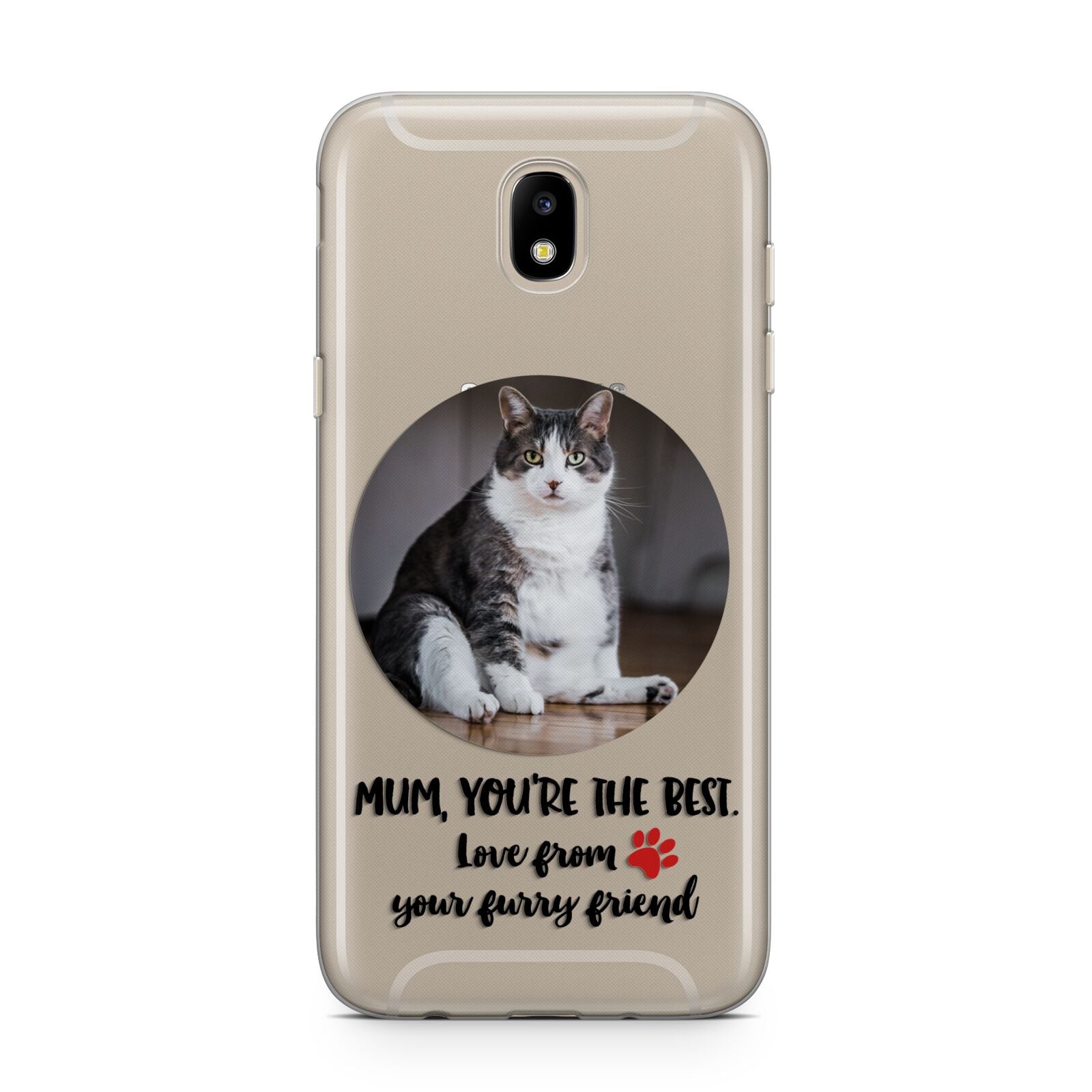 Personalised Photo Upload Cat Mum Samsung J5 2017 Case