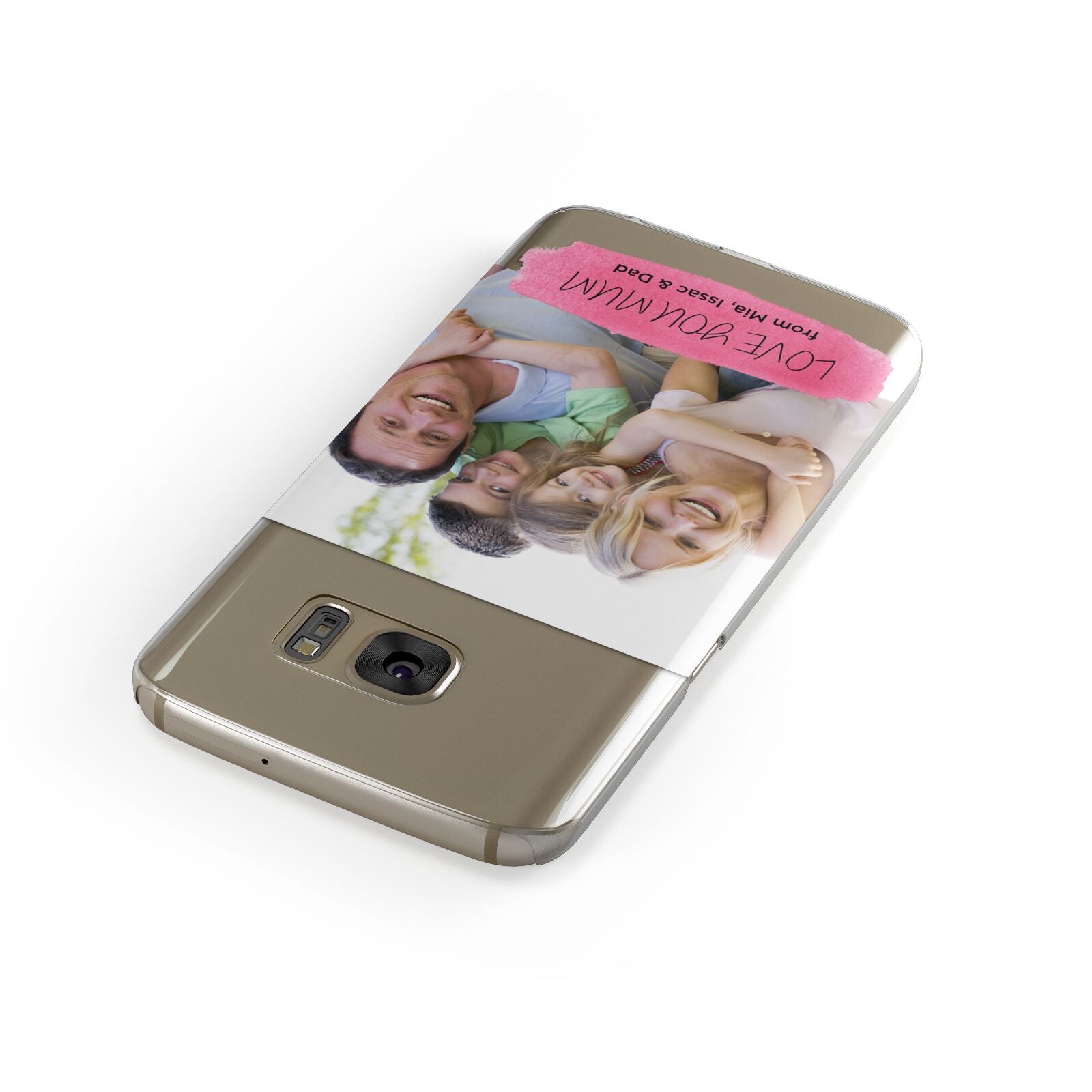 Personalised Photo Upload Mothers Day Samsung Galaxy Case Front Close Up