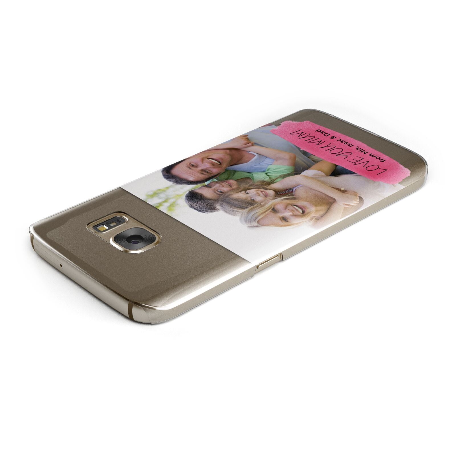 Personalised Photo Upload Mothers Day Samsung Galaxy Case Top Cutout