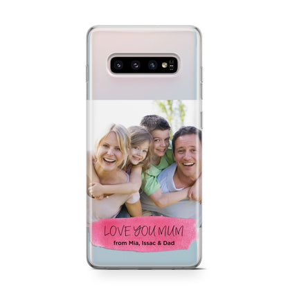 Personalised Photo Upload Mothers Day Samsung Galaxy S10 Case