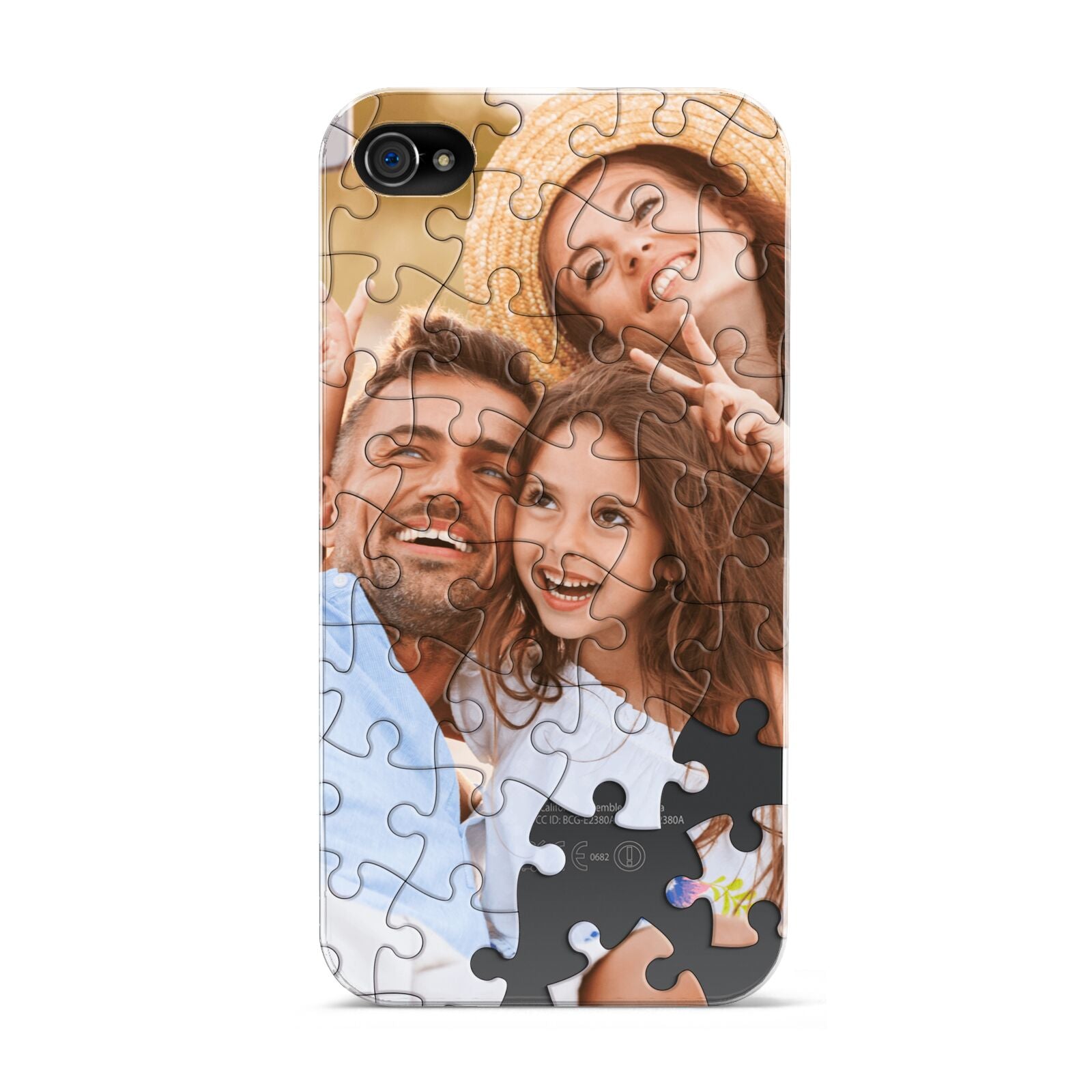 Personalised Photo Upload Puzzle Effect Apple iPhone 4s Case