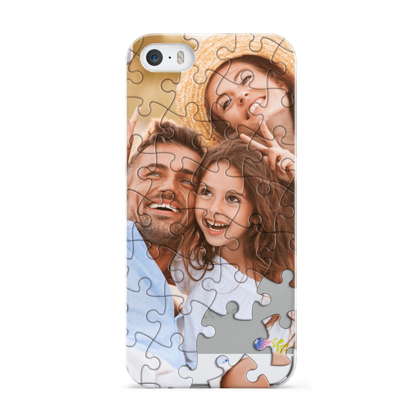 Personalised Photo Upload Puzzle Effect Apple iPhone 5 Case