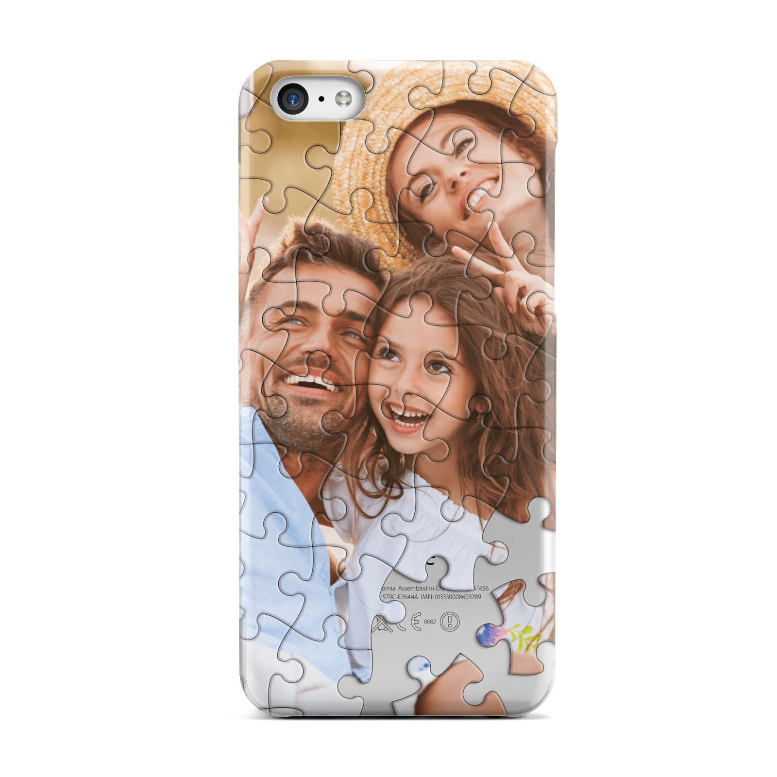 Personalised Photo Upload Puzzle Effect Apple iPhone 5c Case