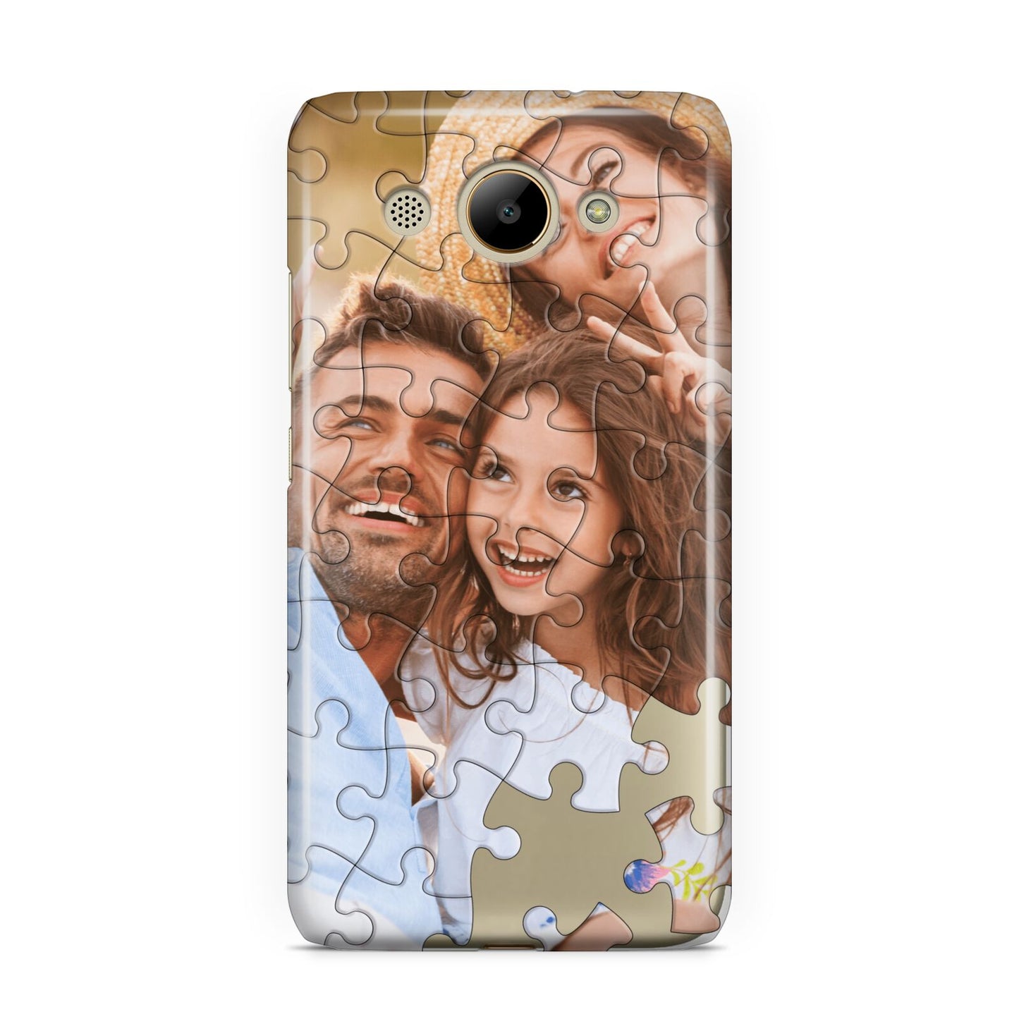 Personalised Photo Upload Puzzle Effect Huawei Y3 2017