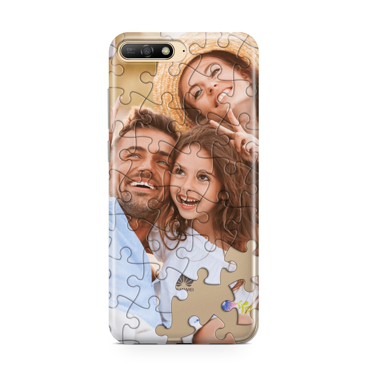 Personalised Photo Upload Puzzle Effect Huawei Y6 2018