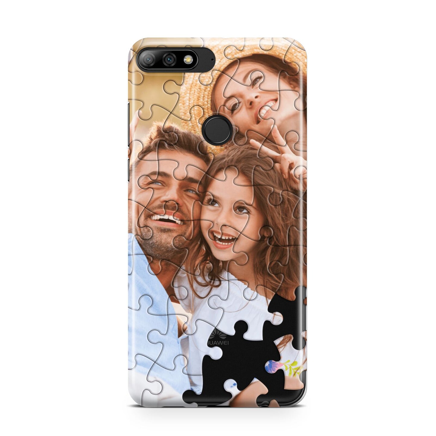 Personalised Photo Upload Puzzle Effect Huawei Y7 2018