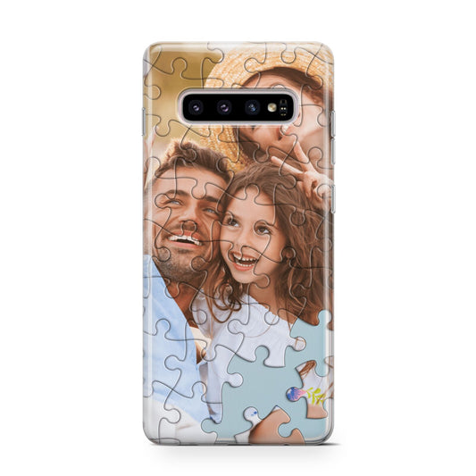 Personalised Photo Upload Puzzle Effect Protective Samsung Galaxy Case