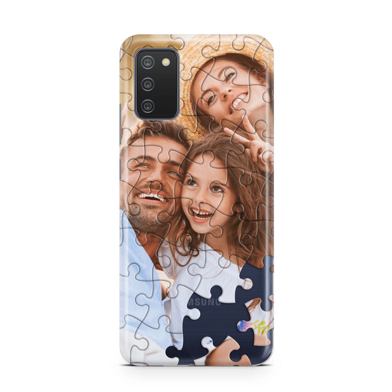 Personalised Photo Upload Puzzle Effect Samsung A02s Case