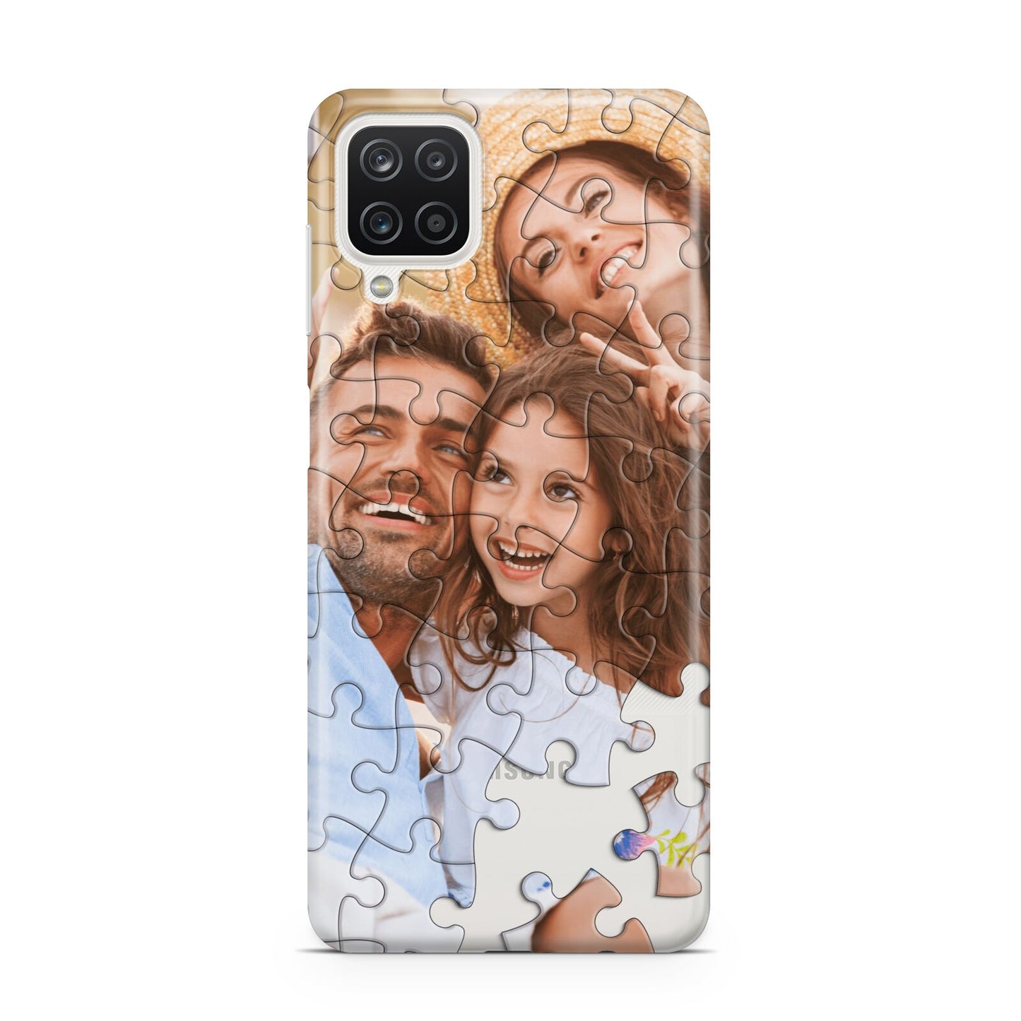 Personalised Photo Upload Puzzle Effect Samsung A12 Case