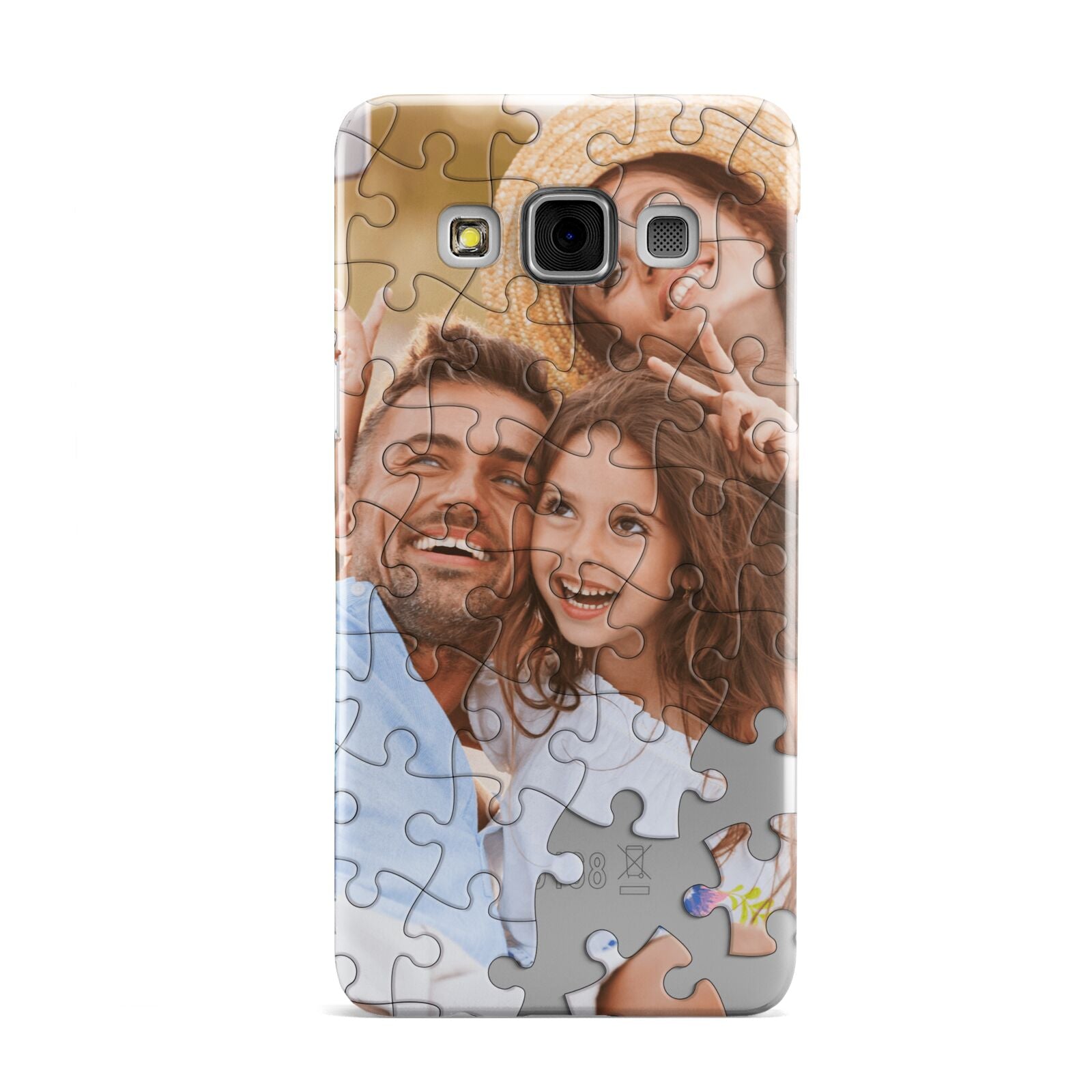 Personalised Photo Upload Puzzle Effect Samsung Galaxy A3 Case