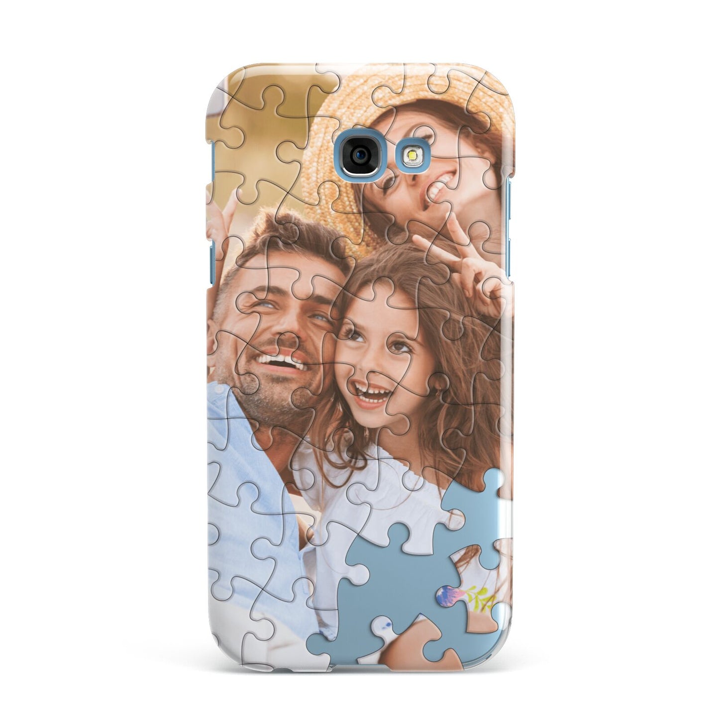 Personalised Photo Upload Puzzle Effect Samsung Galaxy A7 2017 Case