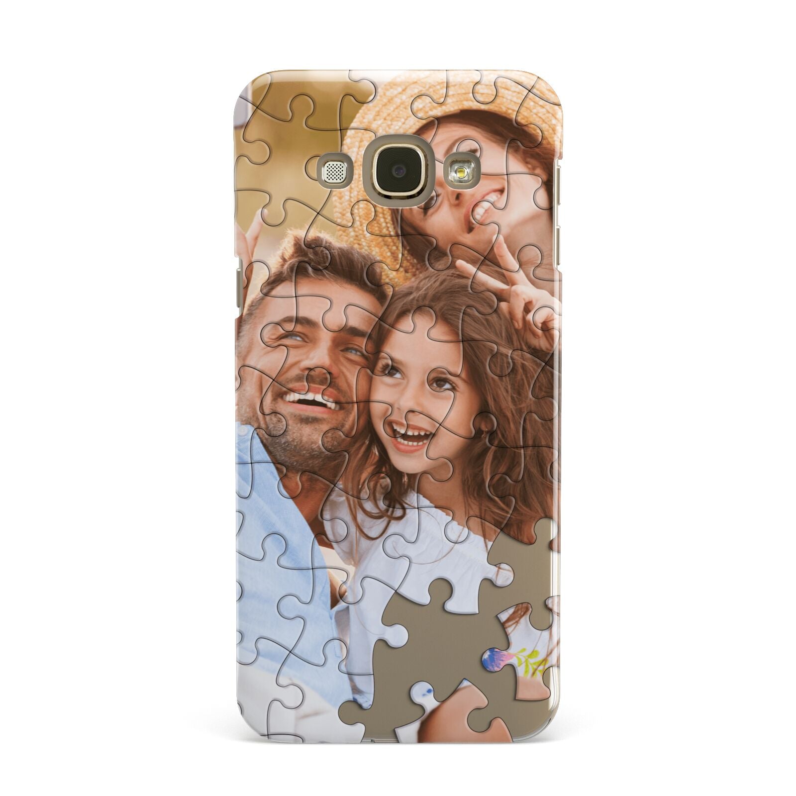 Personalised Photo Upload Puzzle Effect Samsung Galaxy A8 Case