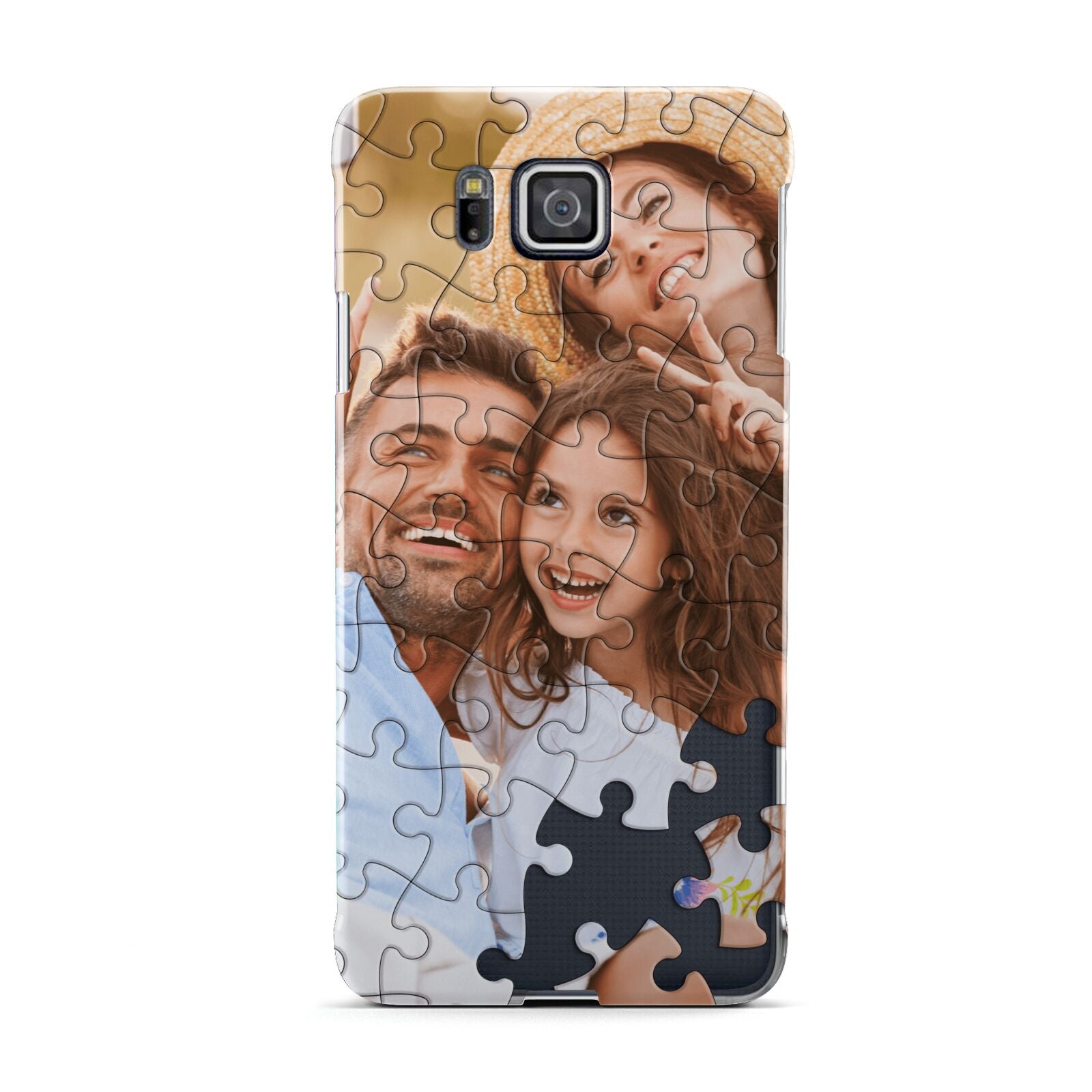 Personalised Photo Upload Puzzle Effect Samsung Galaxy Alpha Case