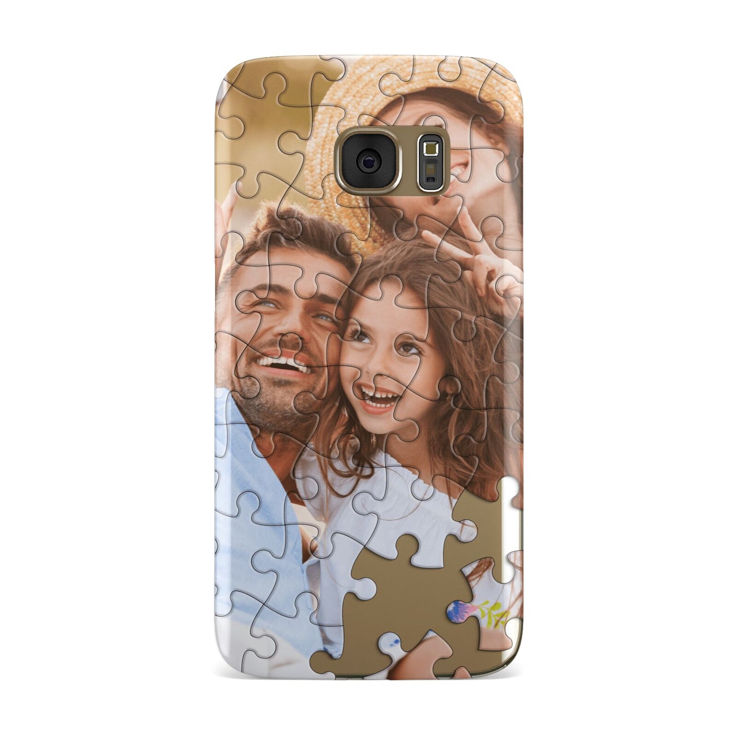 Personalised Photo Upload Puzzle Effect Samsung Galaxy Case