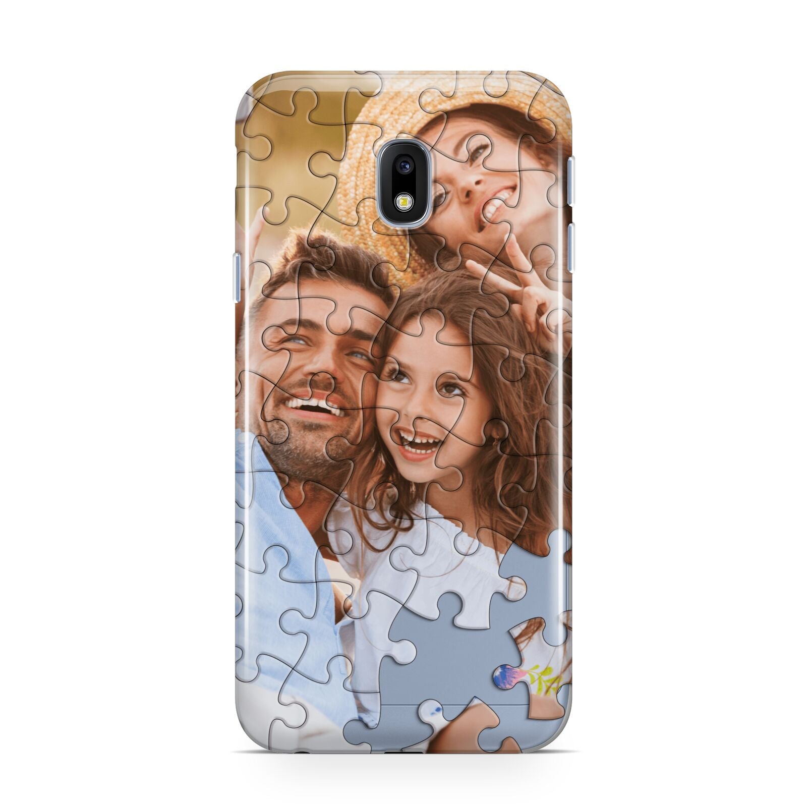 Personalised Photo Upload Puzzle Effect Samsung Galaxy J3 2017 Case