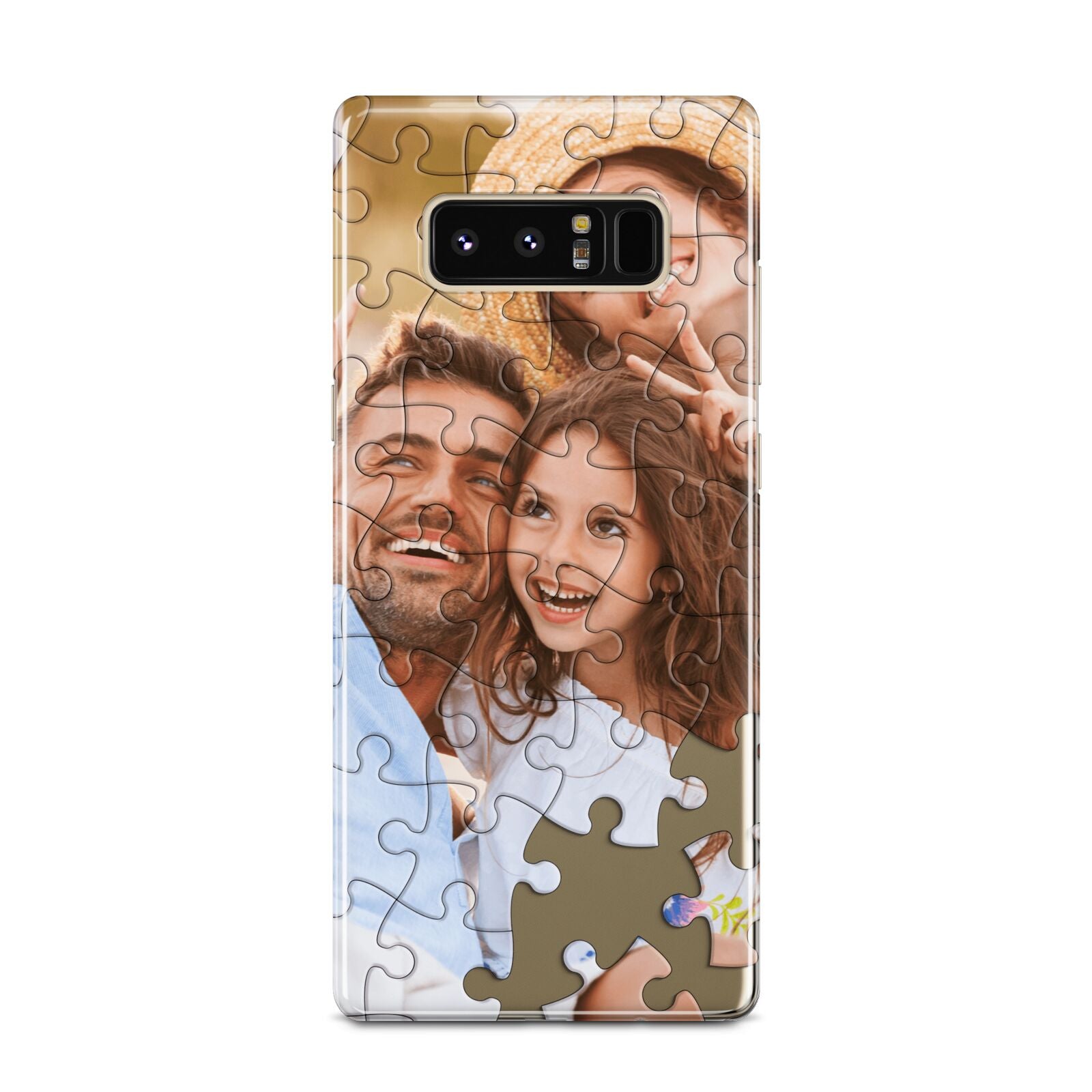 Personalised Photo Upload Puzzle Effect Samsung Galaxy Note 8 Case