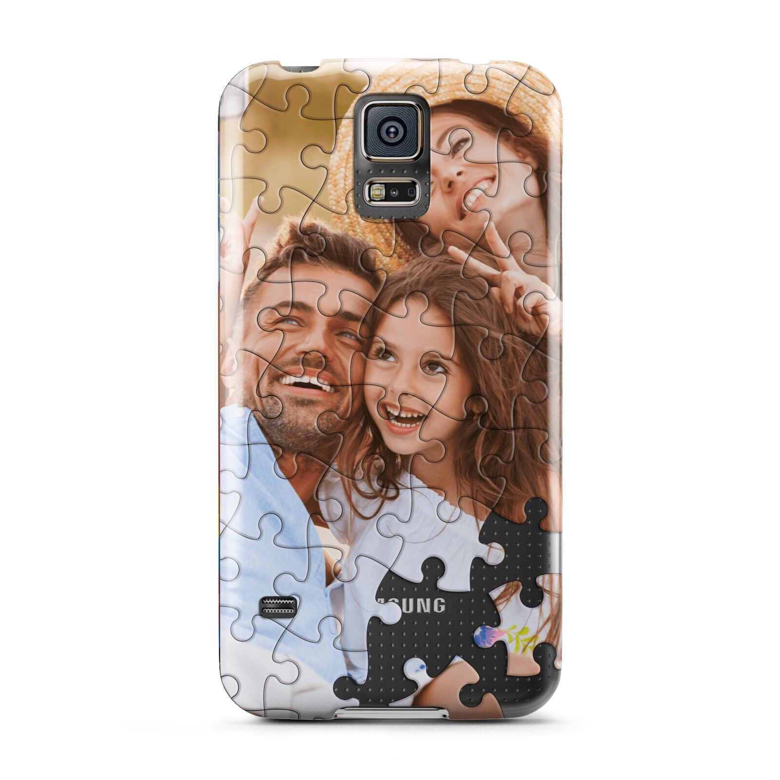 Personalised Photo Upload Puzzle Effect Samsung Galaxy S5 Case