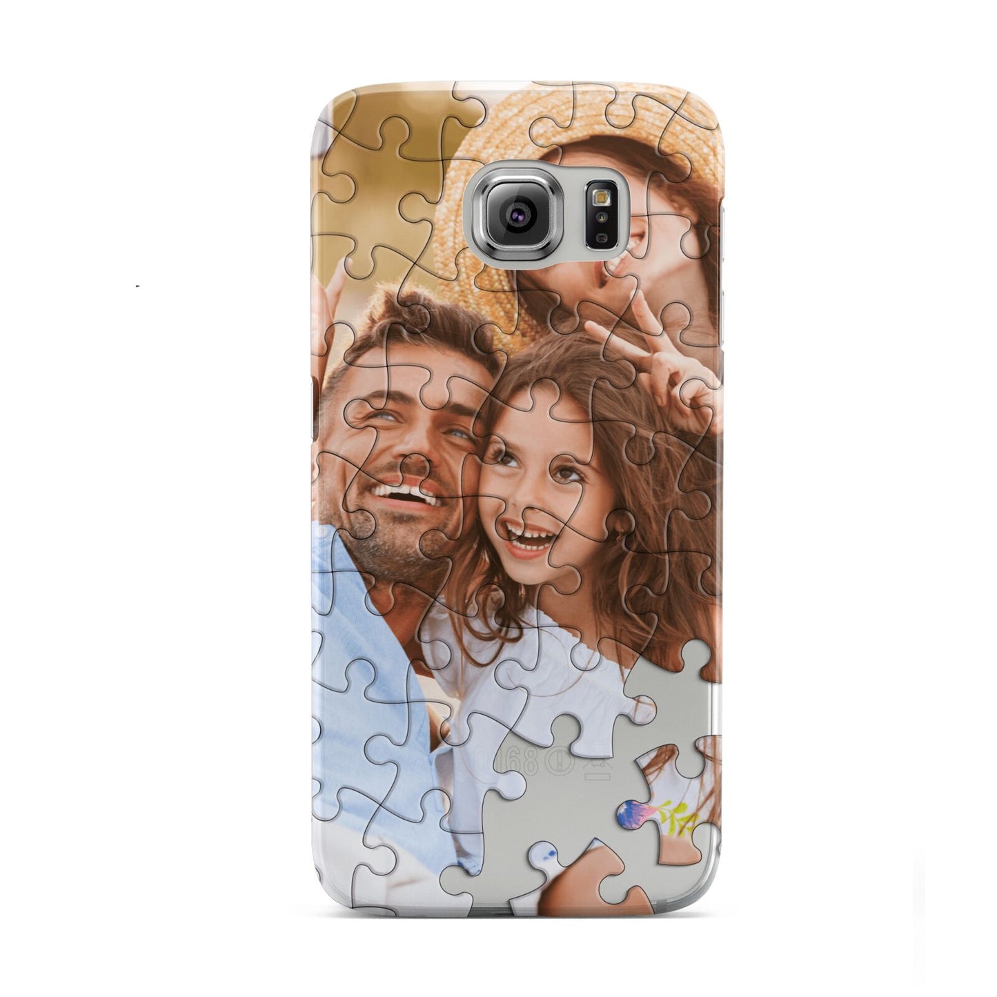 Personalised Photo Upload Puzzle Effect Samsung Galaxy S6 Case