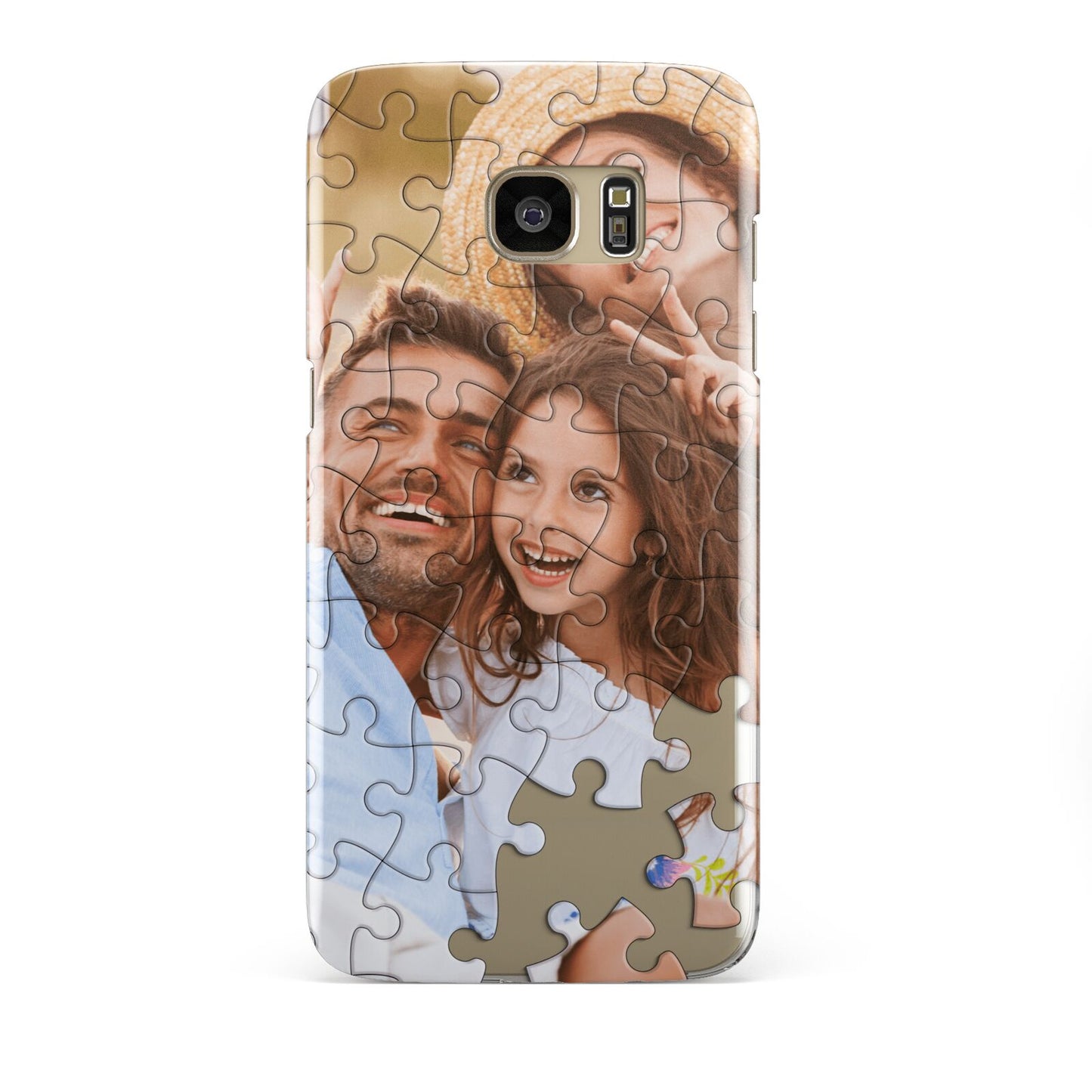 Personalised Photo Upload Puzzle Effect Samsung Galaxy S7 Edge Case