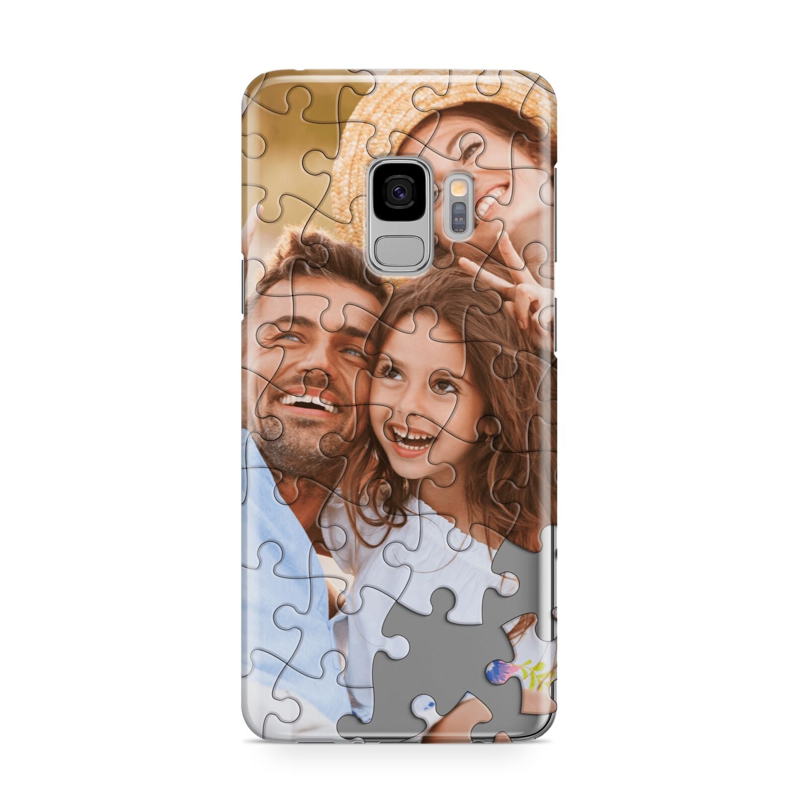 Personalised Photo Upload Puzzle Effect Samsung Galaxy S9 Case