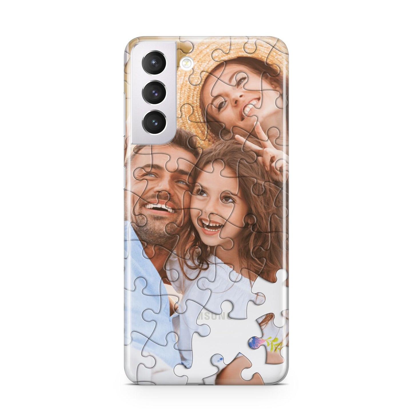 Personalised Photo Upload Puzzle Effect Samsung S21 Case