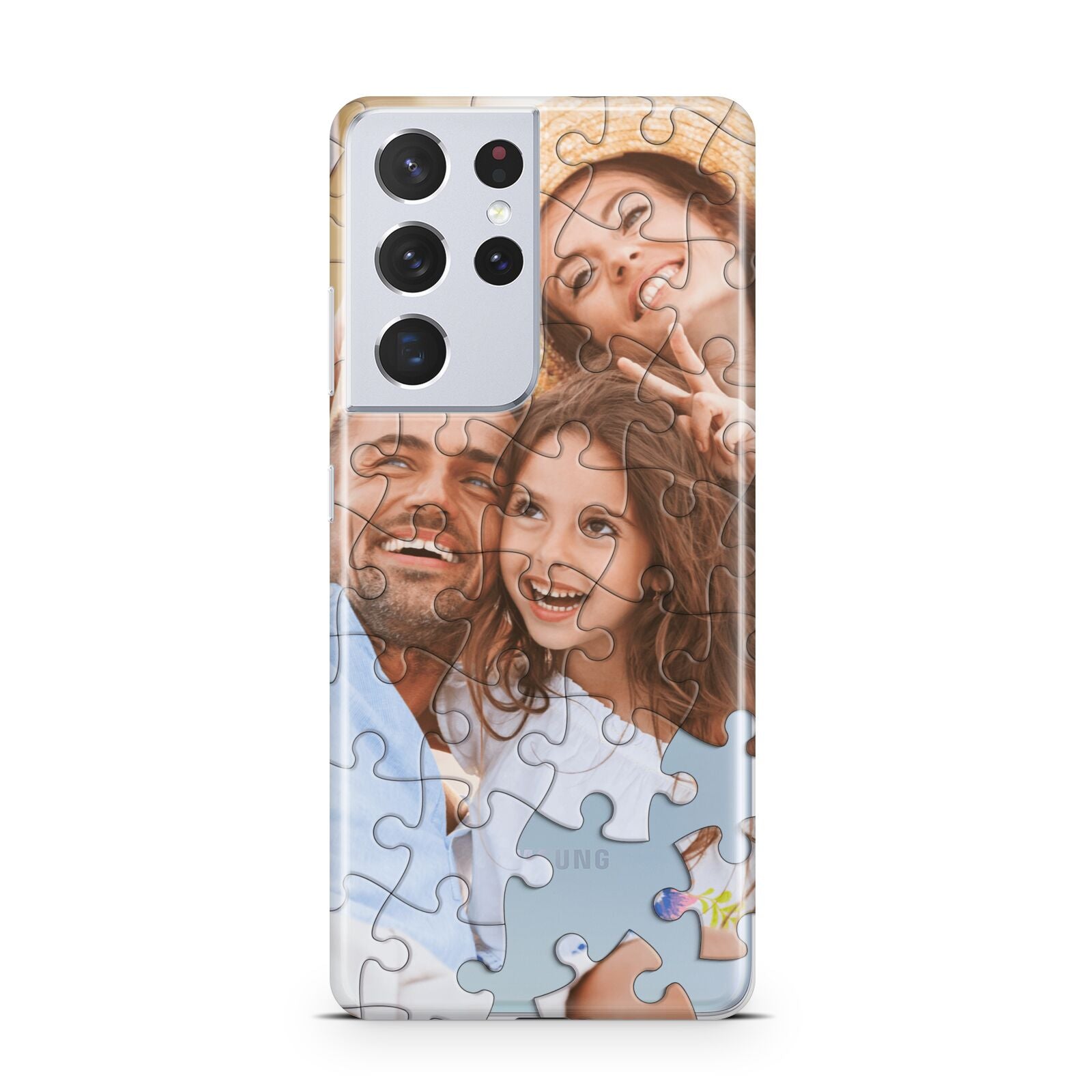 Personalised Photo Upload Puzzle Effect Samsung S21 Ultra Case