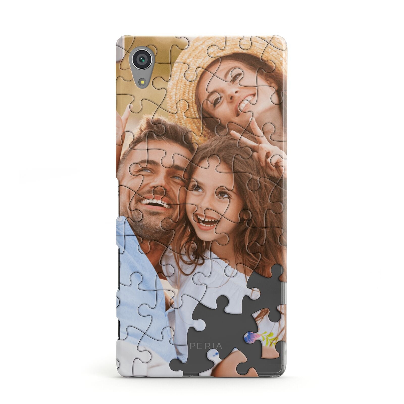 Personalised Photo Upload Puzzle Effect Sony Xperia Case