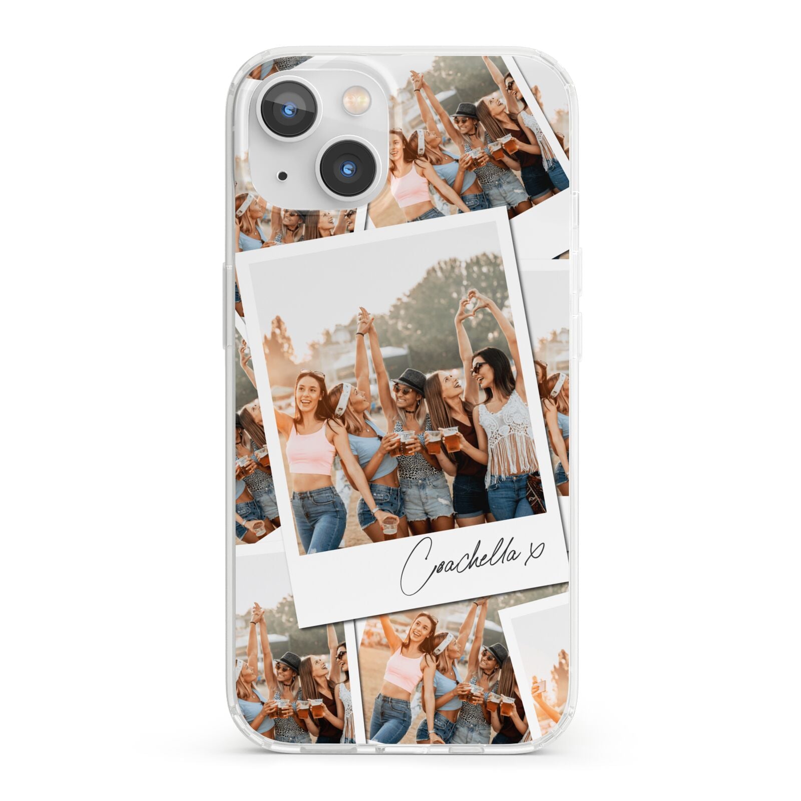 Personalised Photo iPhone 13 Clear Bumper Case