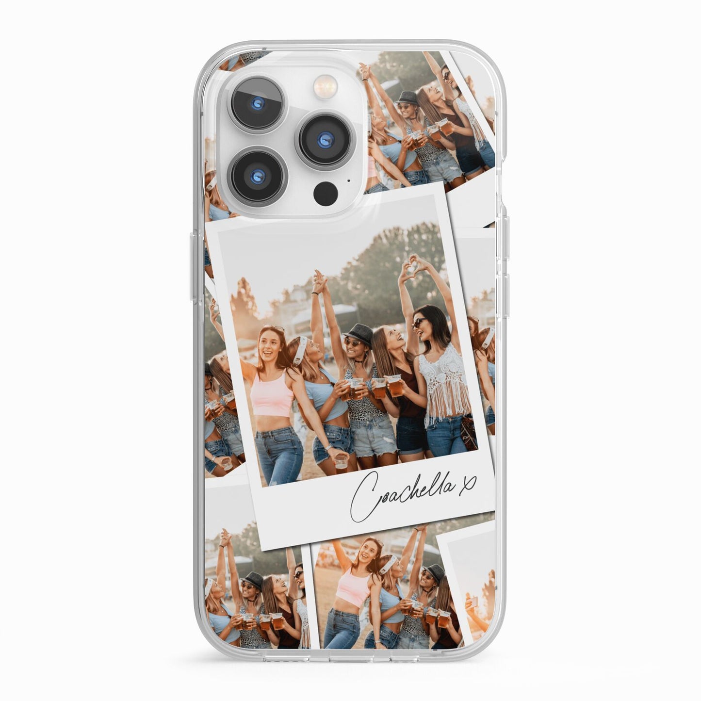 Personalised Photo iPhone 13 Pro TPU Impact Case with White Edges