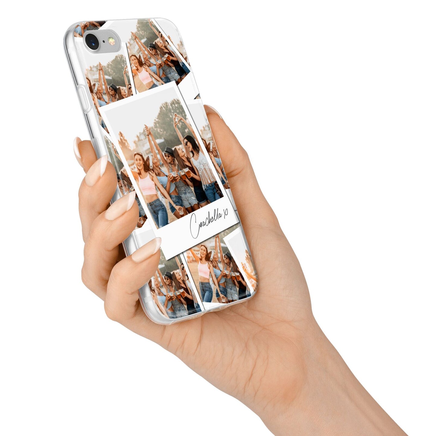 Personalised Photo iPhone 7 Bumper Case on Silver iPhone Alternative Image