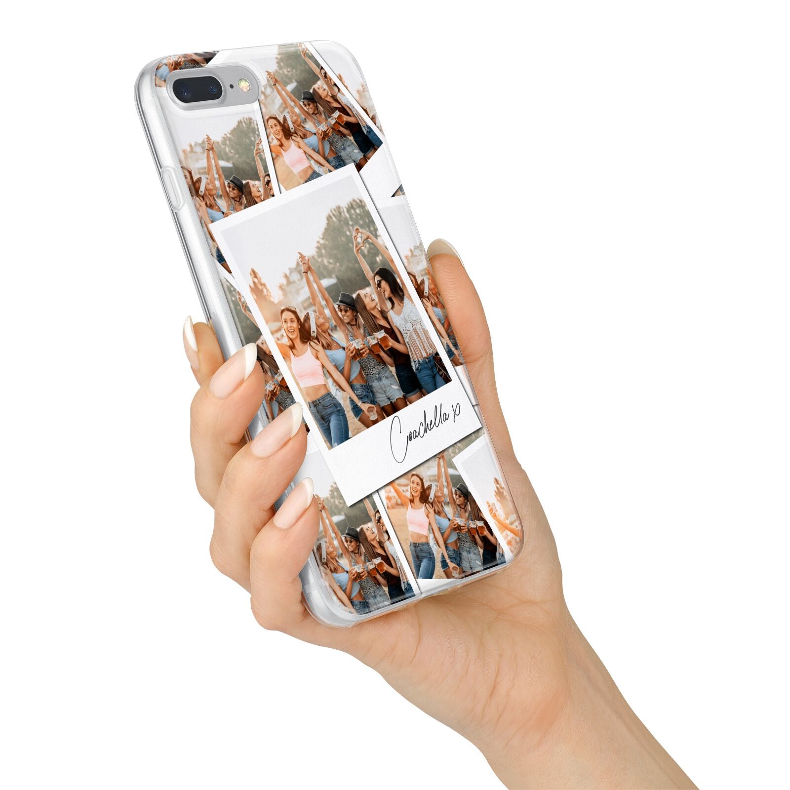 Personalised Photo iPhone 7 Plus Bumper Case on Silver iPhone Alternative Image